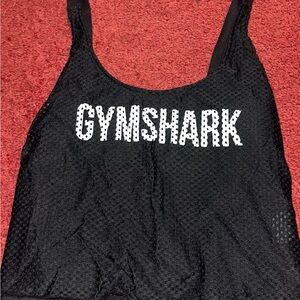 Gymshark Black Sleeveless Mesh Top